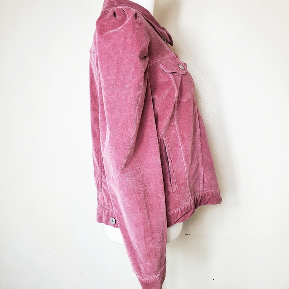 Cece Pink Button Down Jacket - Picture 4 of 5